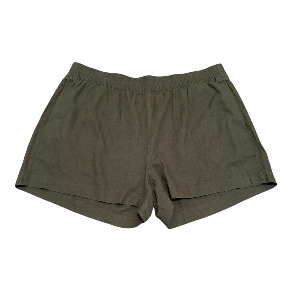 Old Navy High-Waisted Linen-Blend Pull-On Shorts -- 3.5” inseam XL NWT - Picture 6 of 7